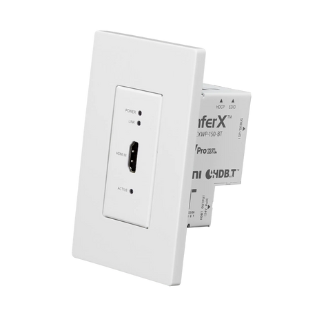 AVPro Edge AC-CXWP-150-BKT – 150M HDMI Wall Plate Kit (White) Video Transmitters AVPro Edge