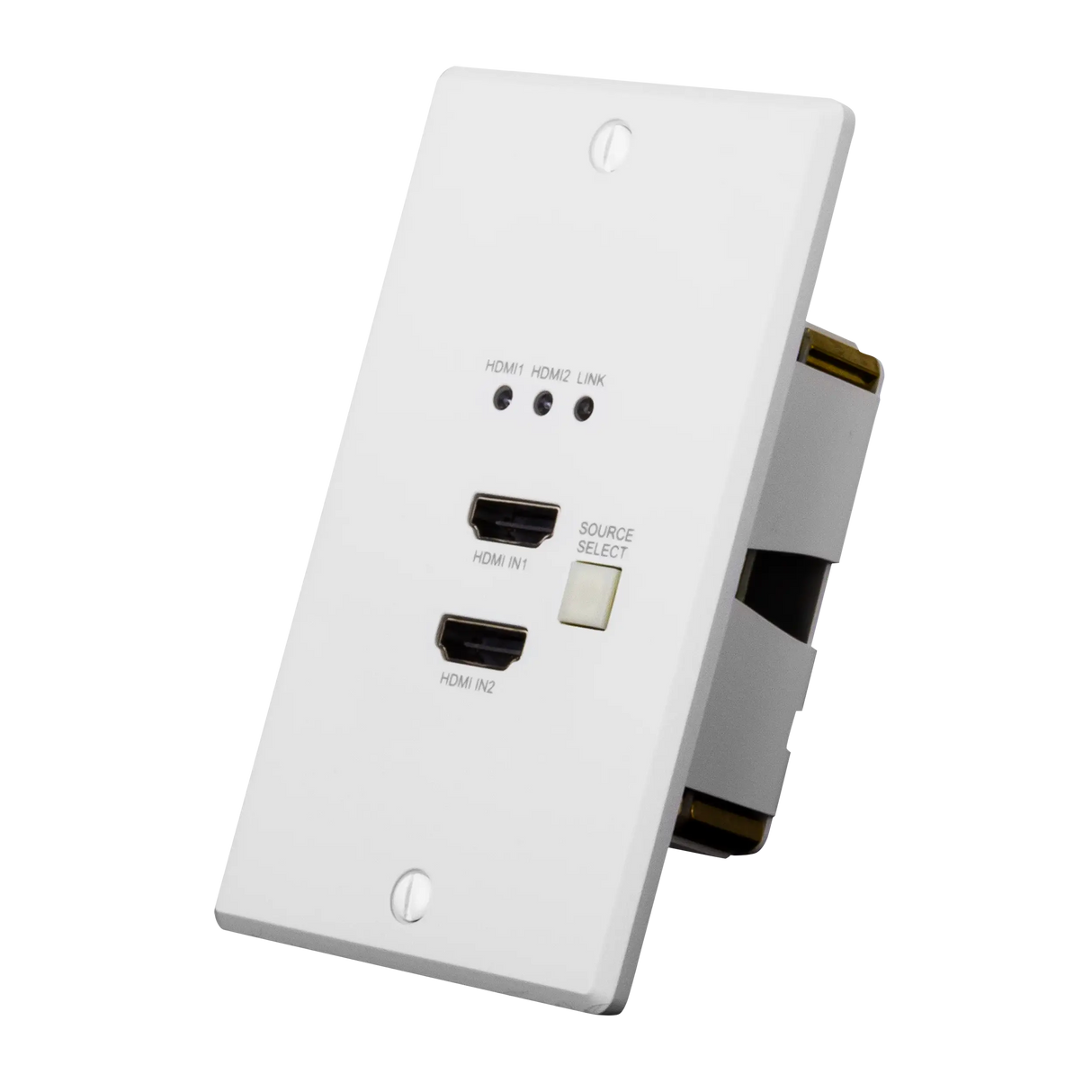 AVPro Edge AC-CXWP-LPDH-CCB – Black Dual HDMI Wall Plate Faceplate Video Transmitters AVPro Edge