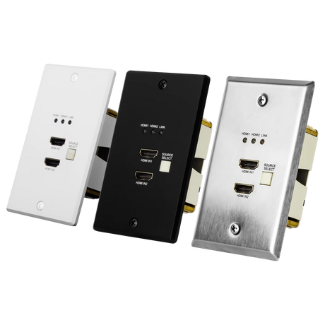 AVPro Edge AC-CXWP-LPDH-T – Low-Profile Dual HDMI Wall Plate TX Video Transmitters AVPro Edge