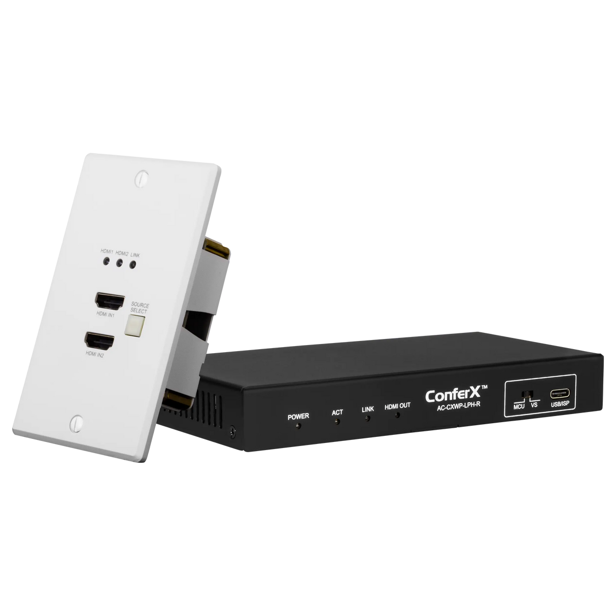 AVPro Edge AC-CXWP-LPDH-KIT – Low-Profile Dual HDMI Wall Plate Kit Video Transmitters AVPro Edge