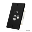 AVPro Edge AC-CXWP-LPDHU-CCB – Black HDMI USB-C Wall Plate Faceplate Video Transmitters AVPro Edge
