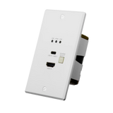 AVPro Edge AC-CXWP-LPDHU-CCS – Steel HDMI USB-C Wall Plate Faceplate Video Transmitters AVPro Edge