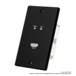 AVPro Edge AC-CXWP-LPH-CCB – Black HDMI Wall Plate Faceplate Video Transmitters AVPro Edge