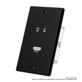 AVPro Edge AC-CXWP-LPH-CCB – Black HDMI Wall Plate Faceplate Video Transmitters AVPro Edge