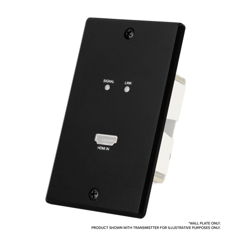 AVPro Edge AC-CXWP-LPH-CCB – Black HDMI Wall Plate Faceplate Video Transmitters AVPro Edge