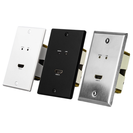 AVPro Edge AC-CXWP-LPH-CCB – Black HDMI Wall Plate Faceplate Video Transmitters AVPro Edge