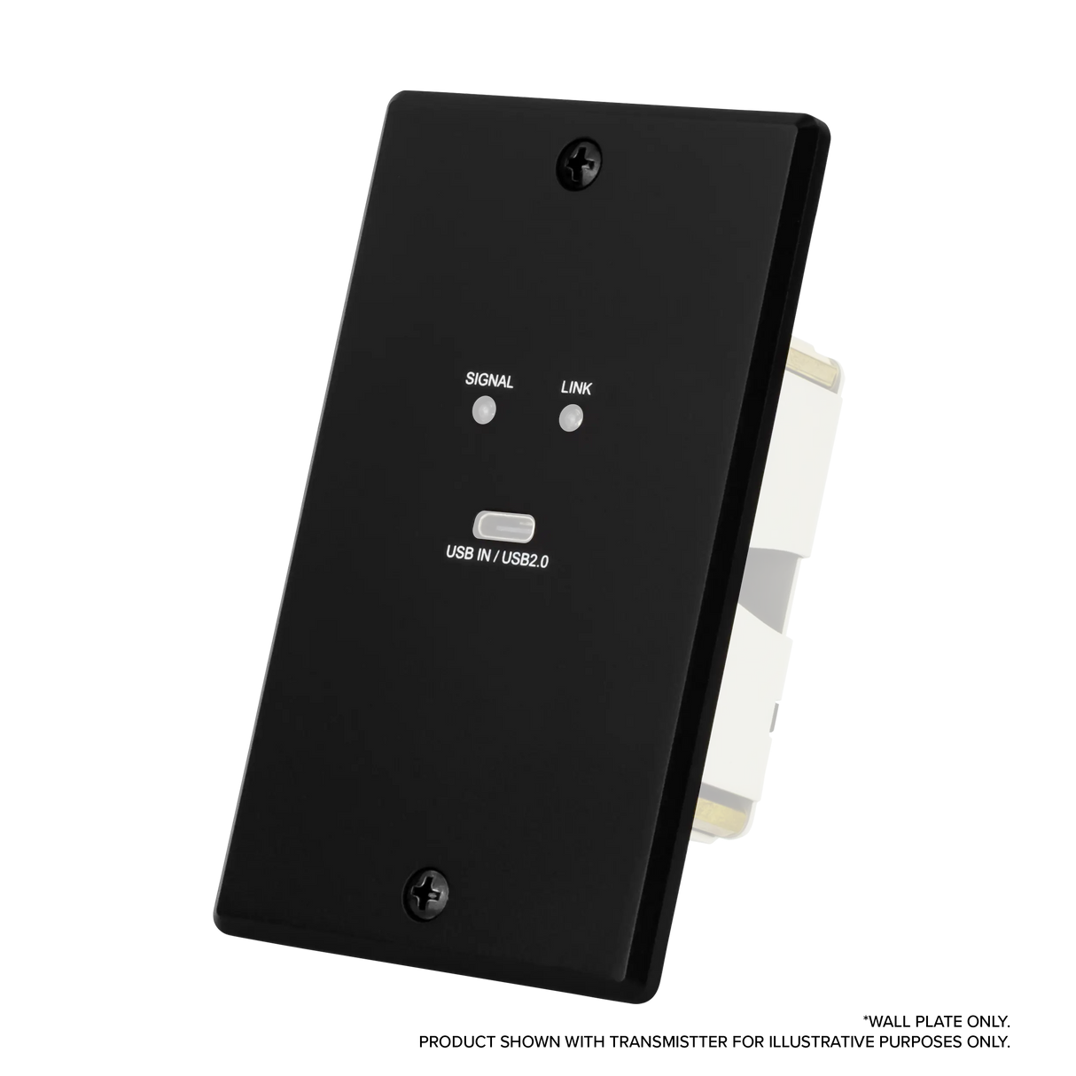 AVPro Edge AC-CXWP-LPU-CCB – Black USB-C Wall Plate Faceplate Video Transmitters AVPro Edge