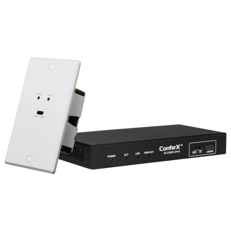 AVPro Edge AC-CXWP-LPU-CCS – Steel USB-C Wall Plate Faceplate Video Transmitters AVPro Edge