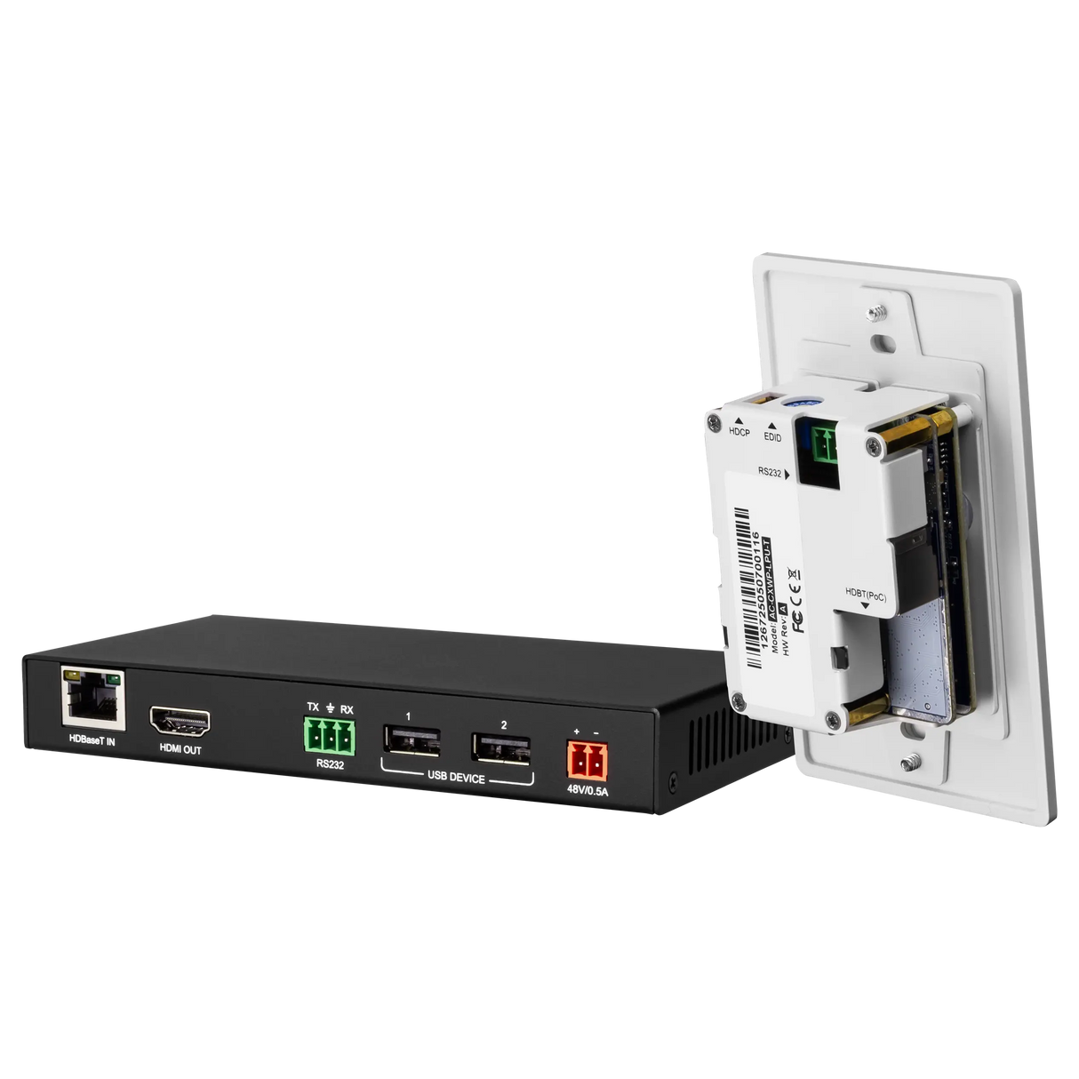 AVPro Edge AC-CXWP-LPU-CCS – Steel USB-C Wall Plate Faceplate Video Transmitters AVPro Edge