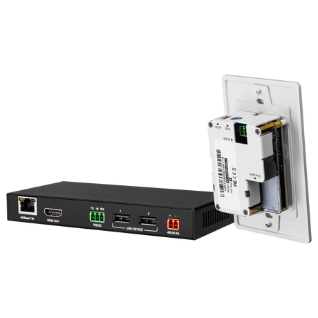 AVPro Edge AC-CXWP-LPU-KIT – USB-C Wall Plate HDBaseT Kit Video Transmitters AVPro Edge