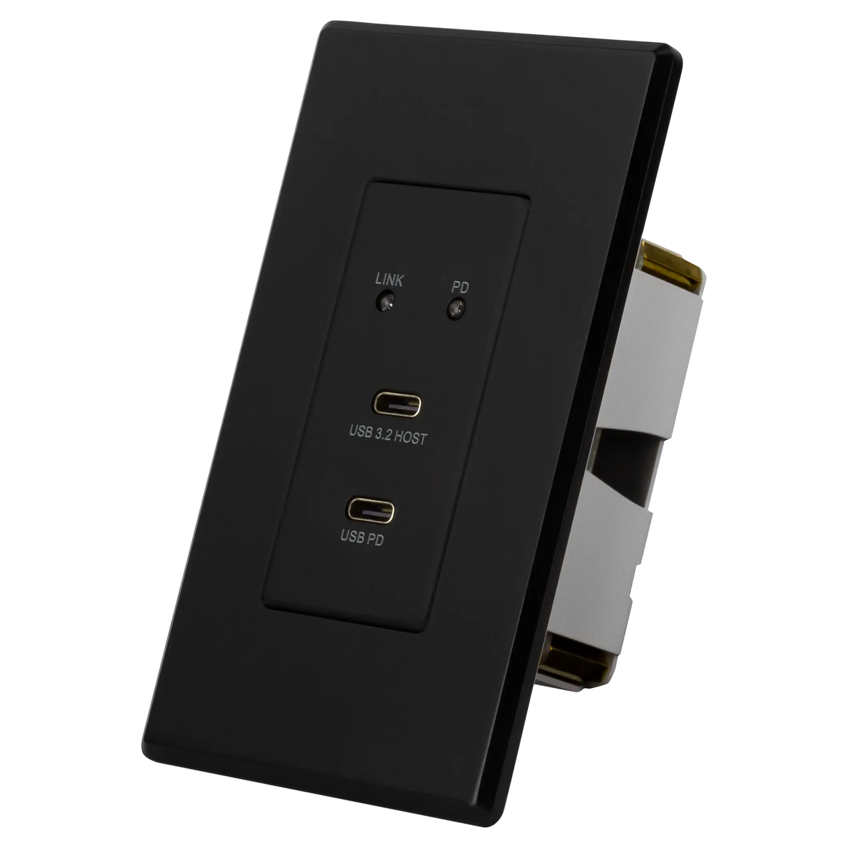 AVPro Edge AC-EXUSB-3-WP-KIT-B – USB 3.2 Wall Plate Extender, Black Video Transmitters AVPro Edge