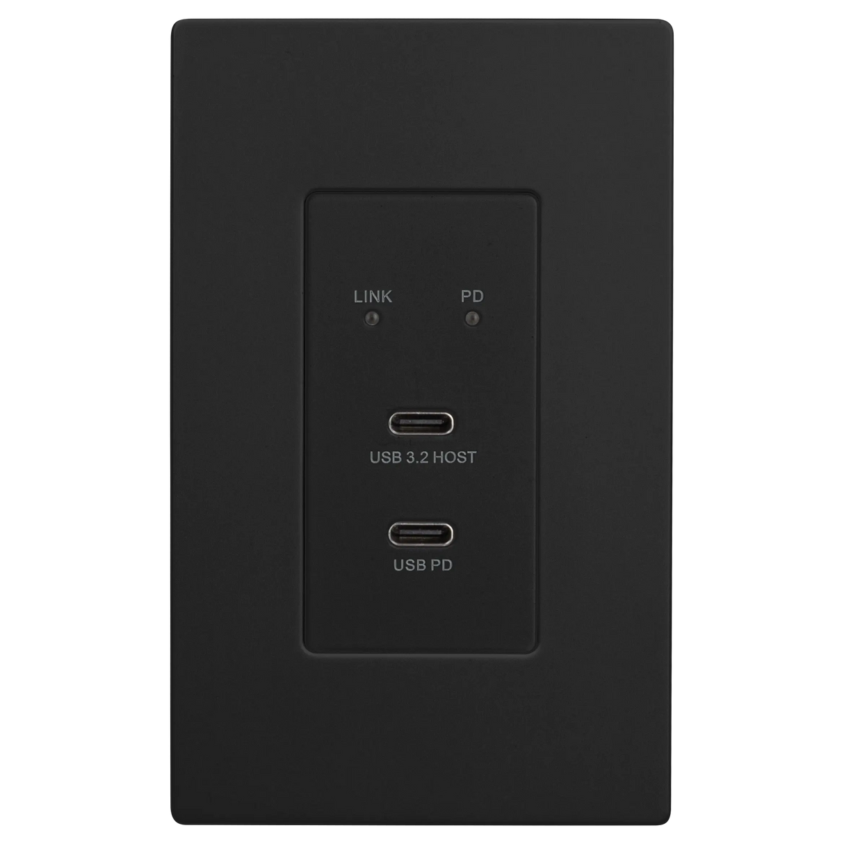 AVPro Edge AC-EXUSB-3-WP-KIT-B – USB 3.2 Wall Plate Extender, Black Video Transmitters AVPro Edge