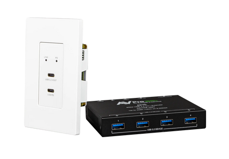 AVPro Edge AC-EXUSB-3-WP-KIT – USB 3.2 Wall Plate Extender Video Transmitters AVPro Edge