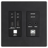 AVPro Edge AC-MXNET-1G-EV2WP-B – Black Wall Plate Encoder Video Transmitters AVPro Edge