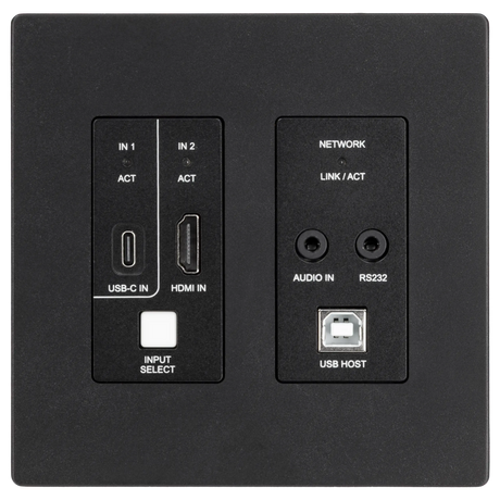 AVPro Edge AC-MXNET-1G-EV2WP-B – Black Wall Plate Encoder Video Transmitters AVPro Edge