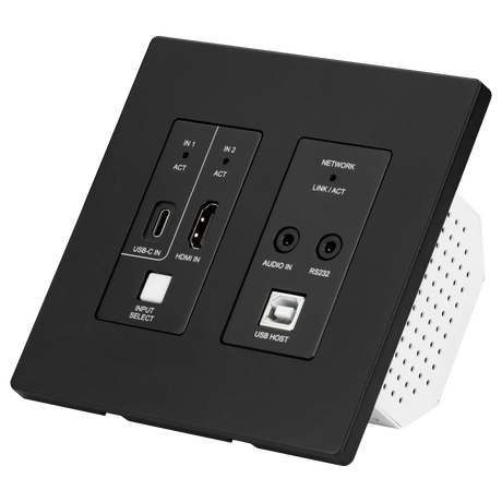AVPro Edge AC-MXNET-1G-EV2WP-B – Black Wall Plate Encoder Video Transmitters AVPro Edge