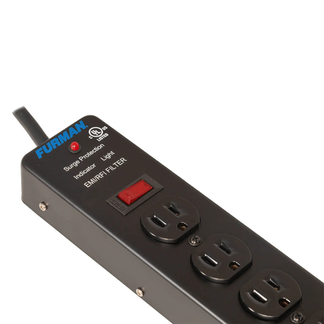 Furman SS-6 AC Surge Strip, 6 Outlet Power Strips Furman