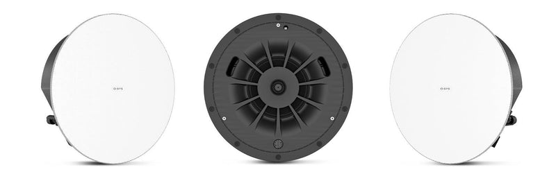 QSC AD-C6T-LPZB-WH 6.5-inch, 2-way, low profile, zero bezel loudspeakers (Low profile, White, Pair)