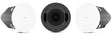 QSC AD-C8T-ZB-WH 8-inch zero-bezel commercial ceiling speaker in white, front view