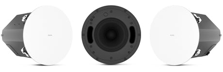 QSC AD-C8T-ZB-WH – 8-Inch Zero-Bezel Ceiling Loudspeaker, White Ceiling Loudspeakers QSC