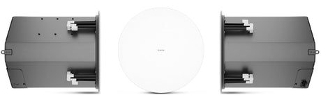 QSC AD-C8T-ZB-WH – 8-Inch Zero-Bezel Ceiling Loudspeaker, White Ceiling Loudspeakers QSC