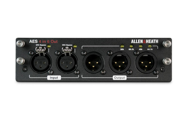 Allen & Heath AH-M-DL-AES4I6O-A AES3 Module with 4 inputs x 6 outputs w/ SRC 32kHz to 192kHz