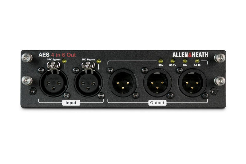 Allen & Heath AH-M-DL-AES4I6O-A AES3 Module with 4 inputs x 6 outputs w/ SRC 32kHz to 192kHz