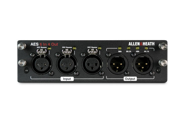 Allen & Heath AH-M-DL-AES6I4O-A AES3 Module with 6 inputs x 4 outputs w/ SRC 32kHz to 192kHz