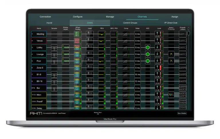 Allen & Heath AHM-16 16 x 16 Audio Matrix Processor