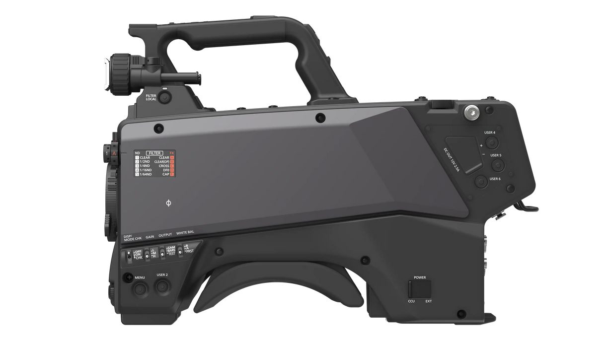 Panasonic AK-UCX100 4K Studio Camera with superior flexibility and futureproof IP