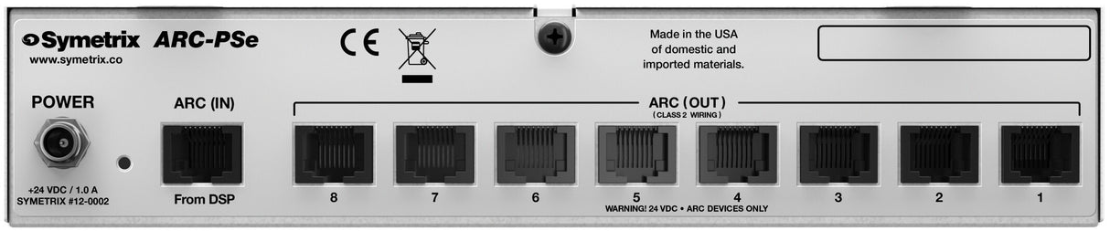 Symetrix 80-0093 ARC-PSe Racks Symetrix