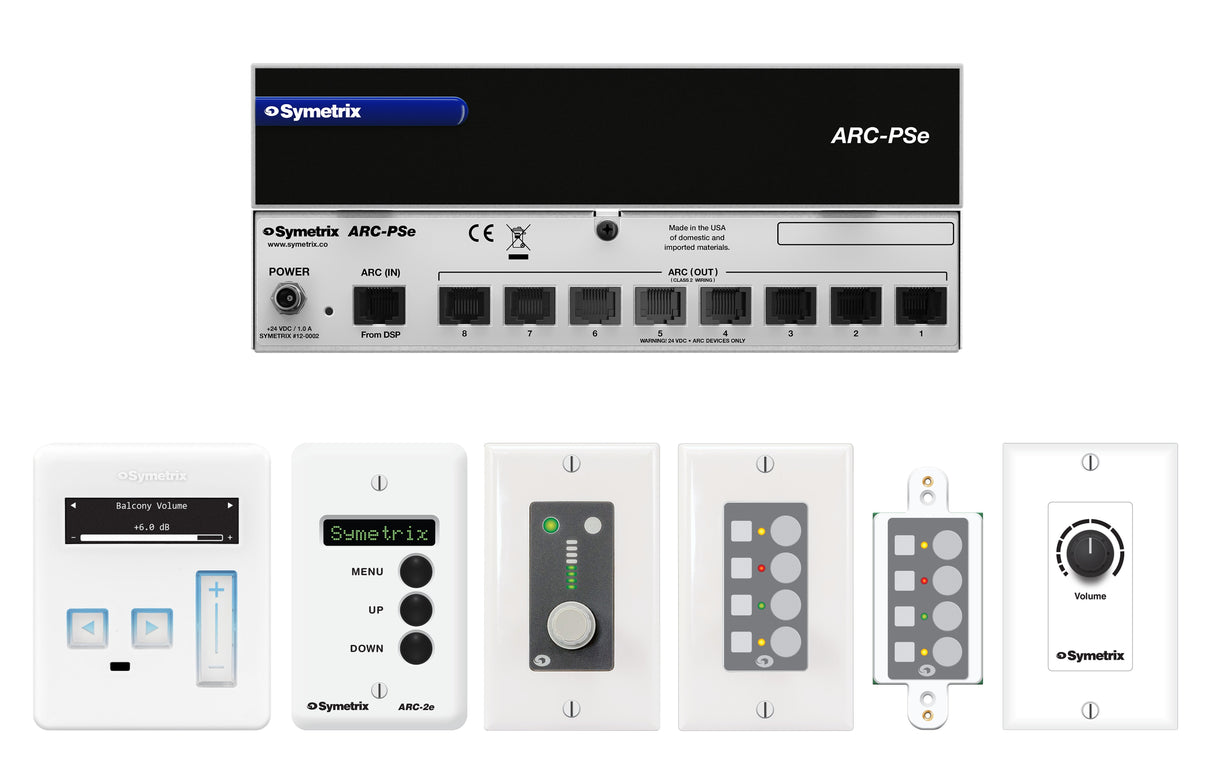 Symetrix 80-0138 ARC-SW4e Black control Symetrix
