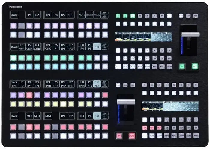 Panasonic AT-KC10C2G KAIROS Control Two Stripe Hardware Switcher Panel