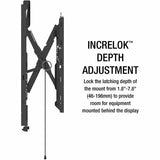 Peerless-AV STS680-2UCM3 scissor wall mount extended arm view