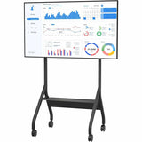 Peerless-AV SR860 mobile cart with display mounted