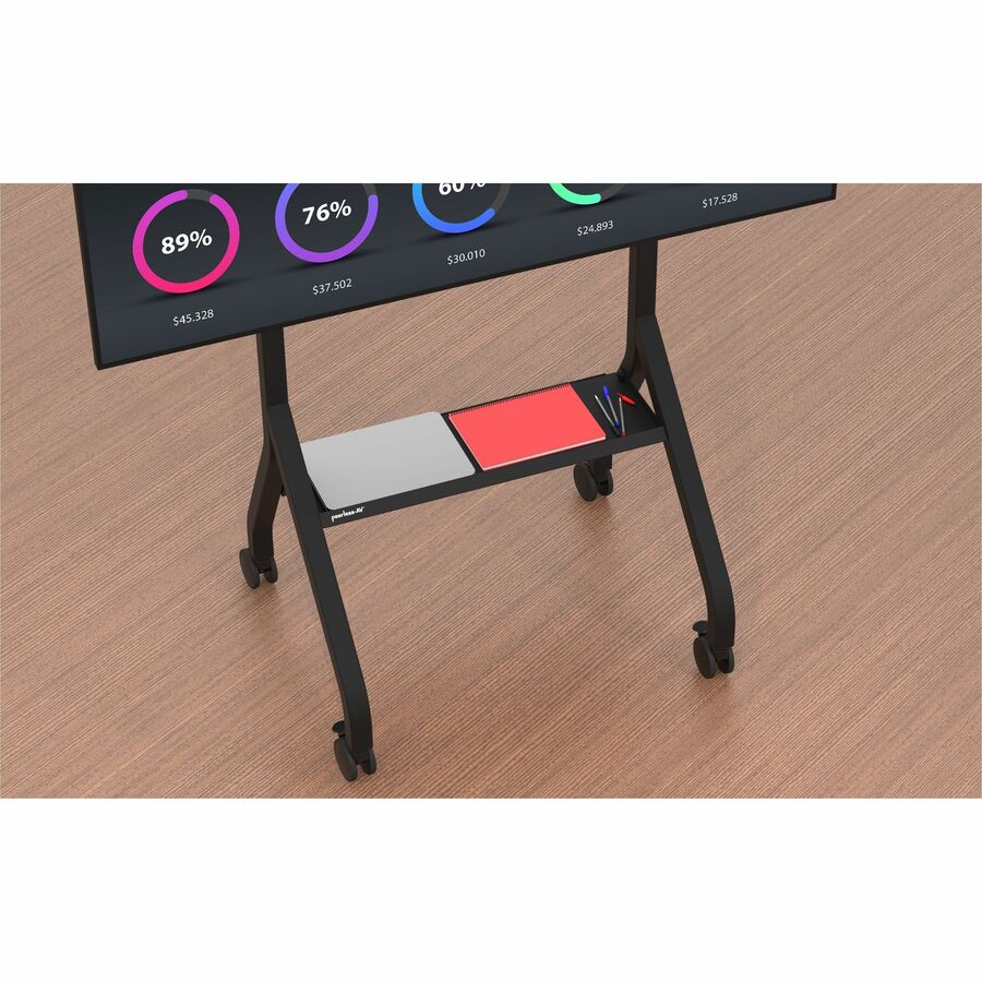 Peerless-AV SR898 mobile cart with display mounted
