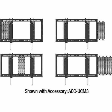 Peerless-AV SmartMount Universal Ultra-Slim Scissor Wall Mount for 49" to 120"+ Displays Articulating Mounts Peerless-AV