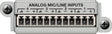 Symetrix 80-0062 4 Channel Analog In Card control Symetrix