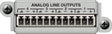 Symetrix 80-0063 4 Channel Analog Out Card control Symetrix