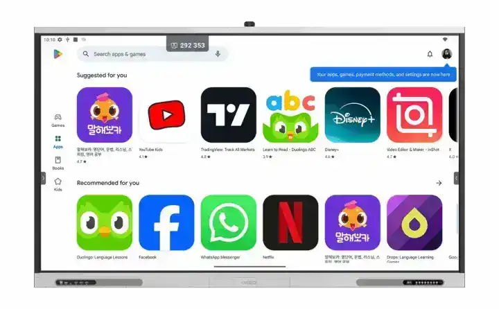 Avocor A Series AVA-7520 75" UHD 4K Touchscreen Commercial Monitor Interactive Displays Avocor