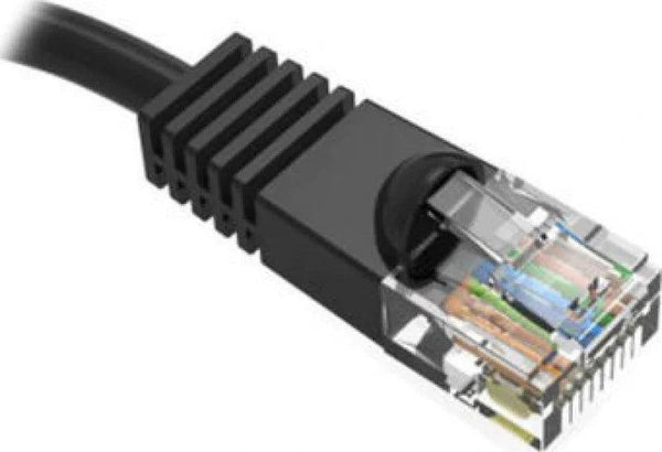 Biamp EasyConnect C5E-10-P - Plenum Rated Cat5e Cable (Black / 10 Foot) - 909.1801.900