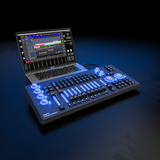 ChamSys MagicQ Compact Connect with laptop