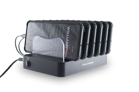 Williams AV AC CHG406-00 – WAV Pro 6-Slot Receiver Charger Wi-Fi Audio Williams AV