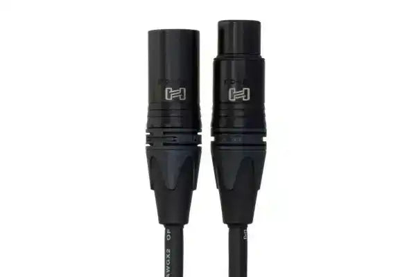 Hosa CMK-003AU 3' Edge Series XLR3F to XLR3M Microphone Cable