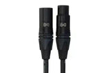 Hosa CMK-003AU 3' Edge Series XLR3F to XLR3M Microphone Cable