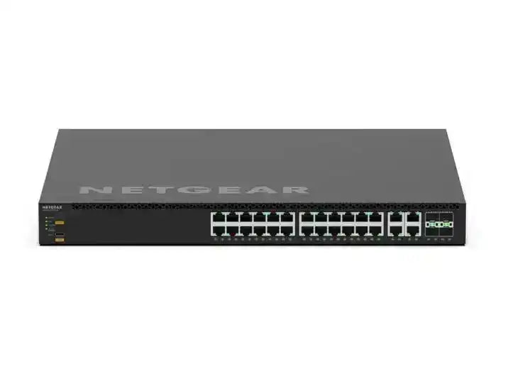 Netgear M4350-24M4X4V 24x2.5G, 4x10G/Multi-gig PoE++ Fully Managed Switch (TAA Compliant) - MSM4332-TAANES Networking Netgear