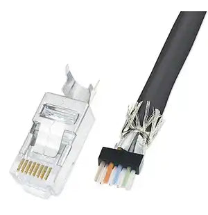 Extron RJ45CTR RJ-45 Coupler - CAT 5e/6 AAP Module Qty. 10 Audio & Video Cables Extron