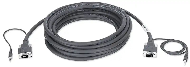 Extron VGA-A M-M MD/50 Molded Male-to-Male VGA and Stereo Audio Cable Audio & Video Cables Extron