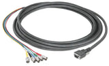 Extron SYF BNCF 15-pin HD Female to BNC Female Mini High Resolution Cables 3' (90 cm) Audio & Video Cables Extron