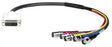 Extron DVI-A to BNC Adapter Cable - Analog RGBHV Breakout 6" pigtail Audio & Video Cables Extron